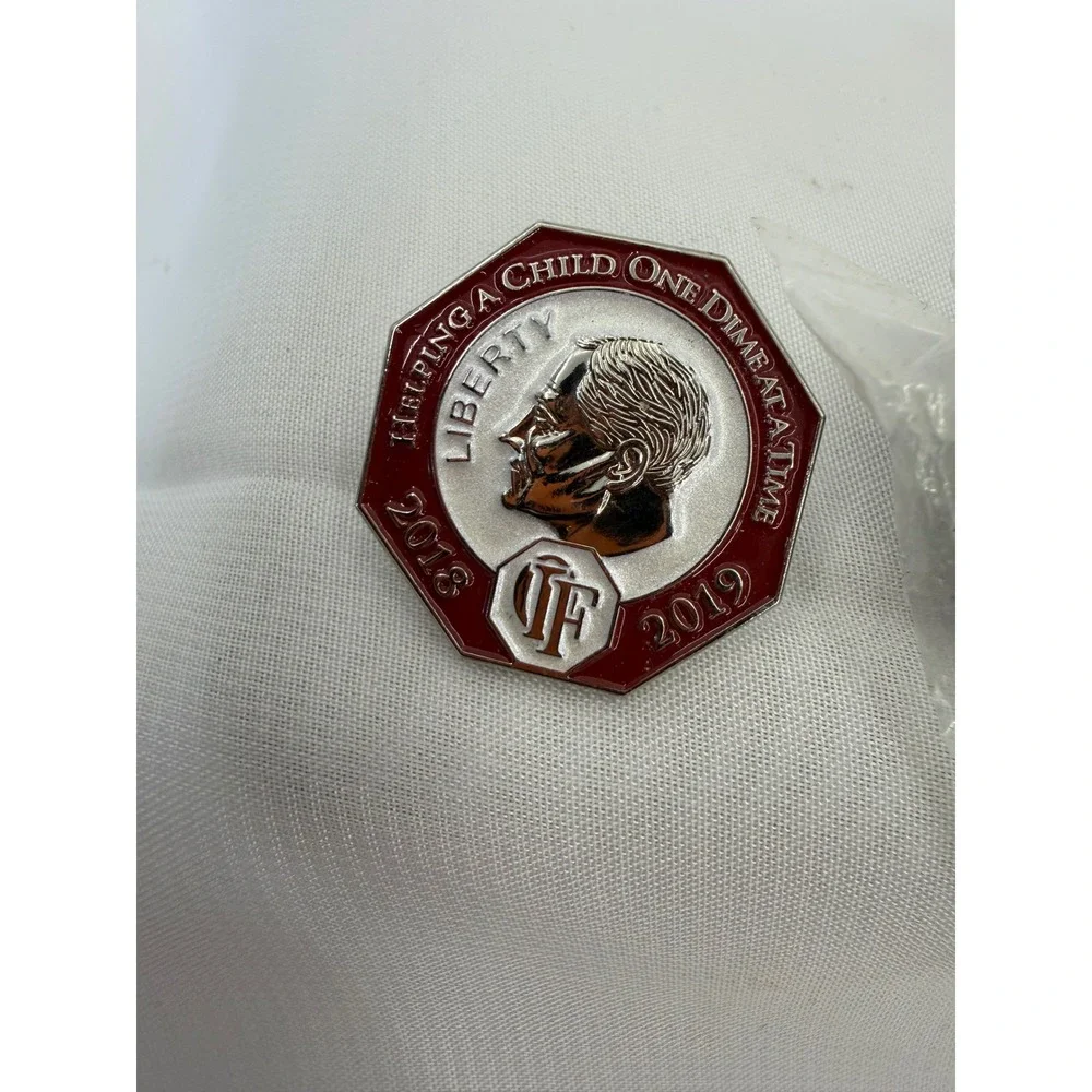 March of Dimes Helping a Child One Dime at a Time Lapel Pin Set 2018-2025 4pc
